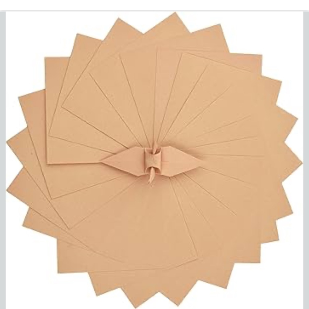 NWT Origamipolly 100 Origami Paper Double Sided Color 6x6 inches (S02 Base)